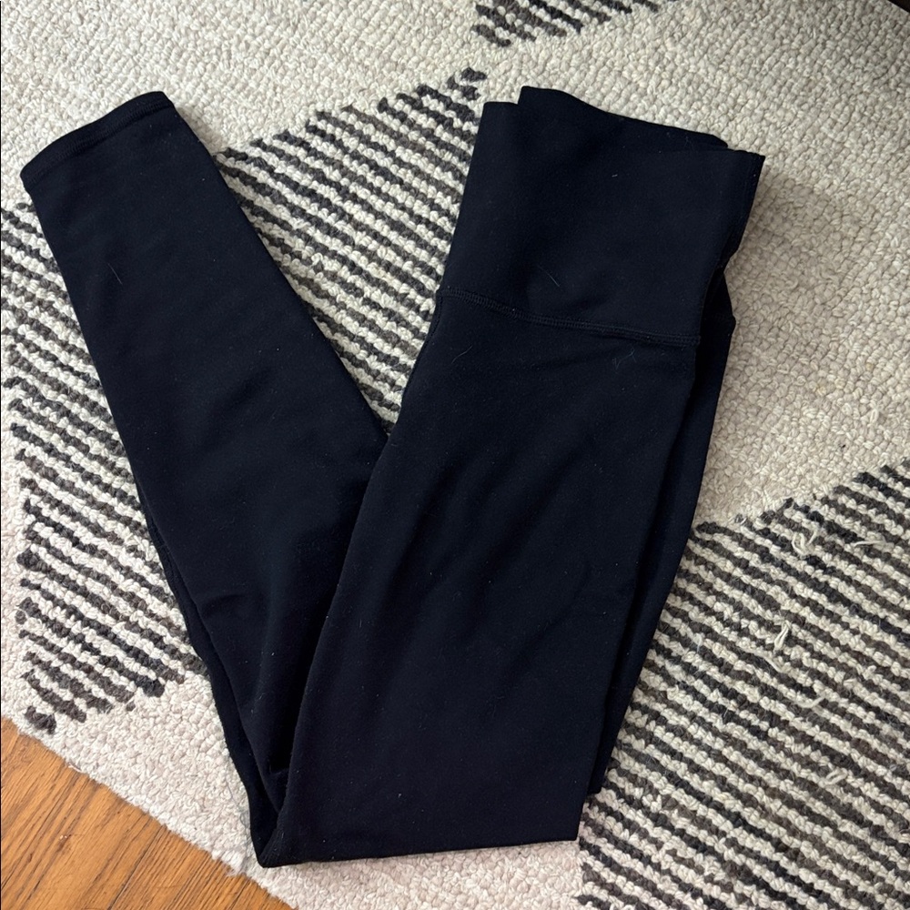 Airbrush alo yoga black leggings size small